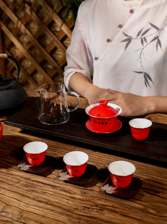 Wuyistar - Classic Tea Set - Ruby Red Edition